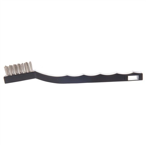 Les SUPER TOOTHBRUSHES de BROWNELLS offrent des poils en acier inoxydable, bronze ou nylon, avec un manche strié pour une prise en main optimale.