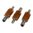 Brosse DOUBLE-UP en bronze 12 GAUGE - pack de 3