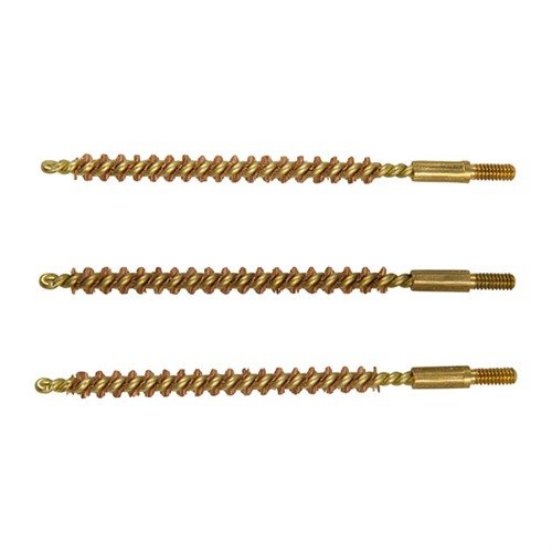 Découvre les brosses en bronze pour canon de Brownells : durables, efficaces et en pack économique, idéales pour un nettoyage complet de ton arme.