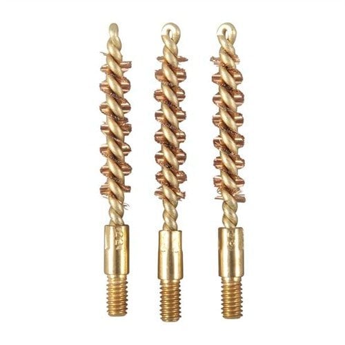 Les brosses en laiton de la Special Line, avec leur shank en laiton sans rayures et des poils en bronze phosphoré, garantissent un nettoyage efficace sans abîmer ton canon.