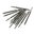Brosse de canon inox STANDARD LINE cal. 22 pour fusil à percussion centrale, lot de 12
