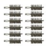 Ces brosses en acier inoxydable de 10 ga offrent un nettoyage agressif pour les canons très encrassés, tout en étant pratiques et économiques en paquet de 12.