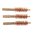 SPECIAL LINE DEWEY brosse pistolet bronze 10MM/40 CAL, pack de 3