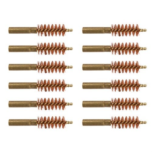 Les brosses Special Line se fixent directement sur les tiges Dewey, offrant un nettoyage efficace grâce aux poils en bronze phosphoreux sans risquer de rayer le canon.