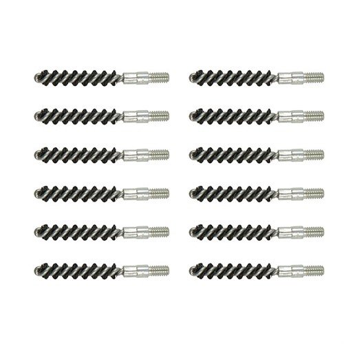 Les brosses en nylon de qualité supérieure de Brownells, en pack de 12, nettoient efficacement sans rayer ton canon et résistent aux nettoyants agressifs.