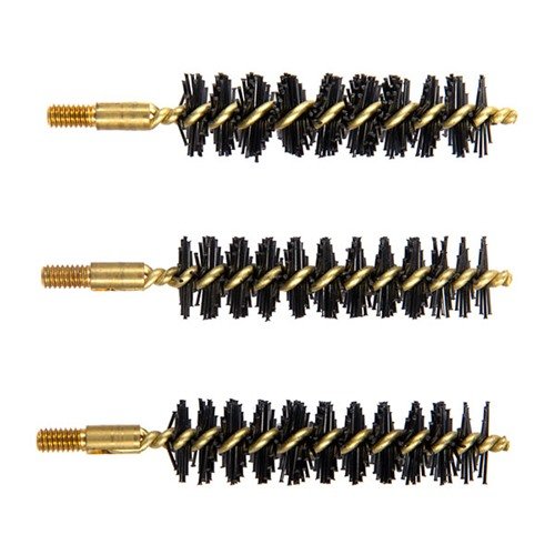 Cette brosse en nylon ultra-résistante nettoie facilement ton canon .50, sans rayer grâce à son shank en laiton et ses poils épais, même avec des solvants.