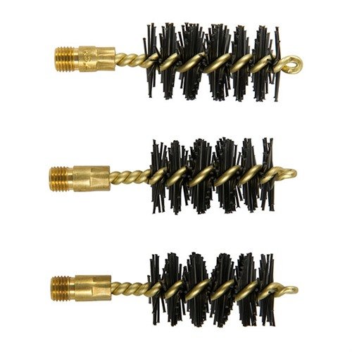 Les brosses en nylon Heavy Weight de 10 gauge nettoient facilement les dépôts tenaces sans rayer, avec un shank en laiton robuste et des poils extra-rigides.