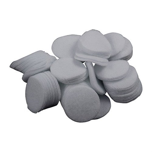 Découvrez les patchs de nettoyage Brownells en flanelle 100% coton 🧼, parfaits pour vos sessions de tir. 100 patchs pratiques par sac!