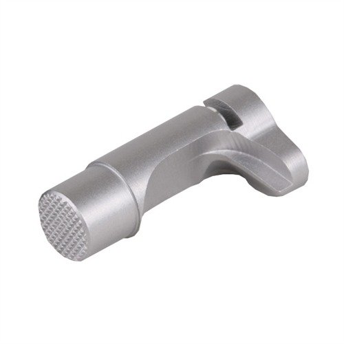 Améliore tes changements de chargeur avec ce magazine release étendu, compact et durable, offrant une prise facile et un arrêt interne pour éviter les blocages.