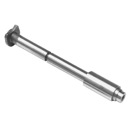 Le guide rod en deux pièces ED BROWN assure un soutien complet du ressort de recul, facilite le démontage et résiste à l'usure pour un usage compétitif et professionnel.