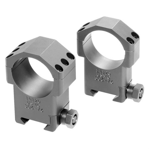 Les anneaux de lunette 34mm USMC SASR de Badger Ordnance offrent une résistance incroyable au recul, un alignement précis et s'adaptent aux tubes de 1