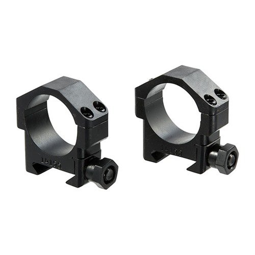 Les MAXIMIZED SCOPE RINGS en acier de 30 mm sont ultra-résistantes, conçues pour maintenir des lunettes lourdes sur des armes à fort recul, avec plusieurs hauteurs disponibles.