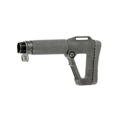 Le stock AR-15 SOCOM est léger et robuste, avec ajustement de longueur, confort optimal, et des points d'attache ambidextres pour un maniement rapide en milieu extrême.