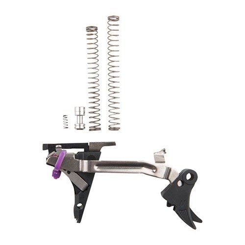 Améliore ton Glock® avec le kit de détente Fulcrum : installation facile, réglages précis pour un tir ultra-doux et une réinitialisation rapide.