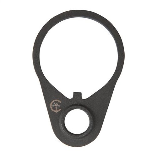 L'AR-15/M16 QD End Plate en acier 1018 offre une rotation limitée pour un usage ambidextre, sans enchevêtrement de sangle et une finition résistante à la corrosion.