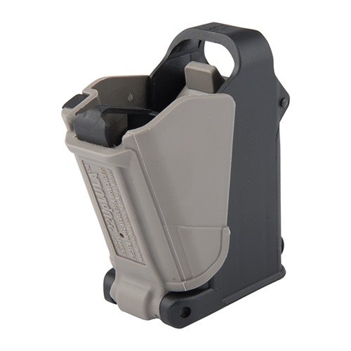Le chargeur 22UpLULA™ facilite le chargement des chargeurs .22LR larges, comme ceux des 1911, avec un bec métallique étroit pour une précision optimale.
