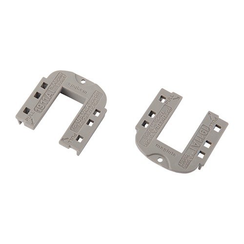 L'insert 1911A1 ALIGNER améliore le chargement de tes chargeurs simples en éliminant le mouvement, parfait pour les chargeurs 1911 .45ACP et 9mm.