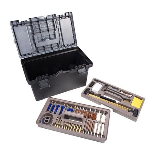 Ce kit de nettoyage complet de 65 pièces pour MSR, shotguns et handguns est parfait pour garder ton équipement en parfait état, avec des outils spécialisés pour AR-Rifles.