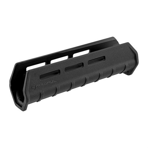 Le MOE M-LOK Forend pour Mossberg 590/590A1 offre une modularité accrue grâce à ses slots M-LOK, tout en améliorant la maniabilité avec ses arrêts de main.