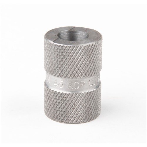 Les gauges Lyman vérifient les dimensions essentielles des munitions de pistolet pour garantir un fonctionnement optimal, indispensables pour les tireurs compétitifs.