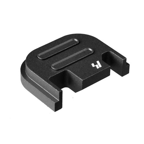 Améliore ton GLOCK avec la V2 Slide Plate de Strike Industries : démontage sans outils, design en aluminium durable et personnalisation des couleurs.