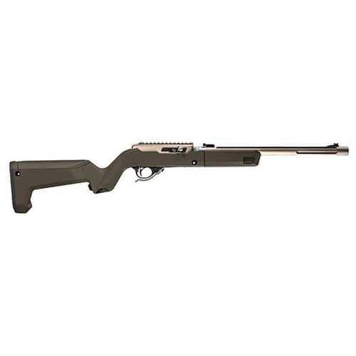 Le stock Magpul X-22 Backpacker pour Ruger 10/22 Takedown est léger, durable, avec rangement intégré et montage QD pour un transport facile et efficace.