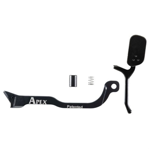 Améliore ton tir avec le kit Apex Forward Set Trigger pour le Sig P320 : tir plus léger, plus court et réinitialisation plus rapide, sans compromettre la sécurité.