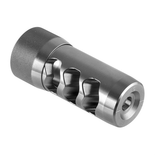 Le HELLFIRE MUZZLE BRAKE d'AREA 419 réduit le recul, s'installe facilement sans shims et préserve le zéro de ta carabine, tout en offrant des finitions en acier inox.