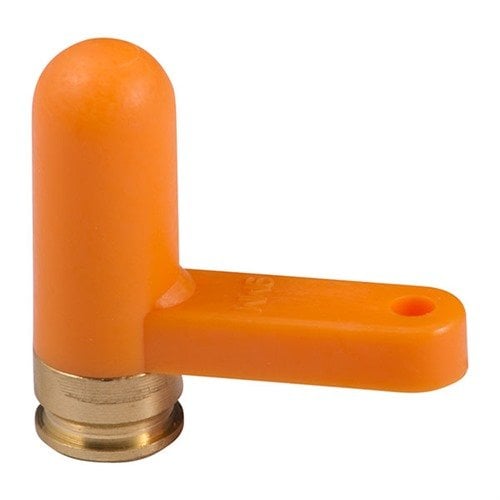Le SAF-T-ROUND en nylon orange vif te permet de vérifier visuellement que ton arme est sécurisée, avec une tête en laiton pour un éjectage rapide et durable.