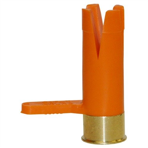 Le SAF-T-ROUND pour fusil à pompe 12 GA offre une indication claire que l'arme est vide, avec un design durable en nylon et une tête en laiton pour un usage facile.