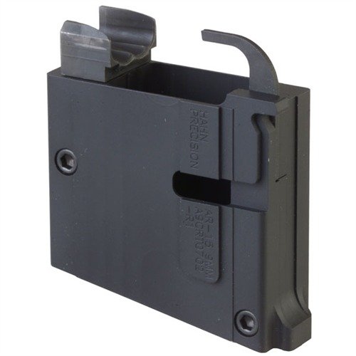 Transforme ton AR-15 en 9mm avec ce bloc en aluminium, compatible Colt, pour une alimentation fiable et sans modification du récepteur.