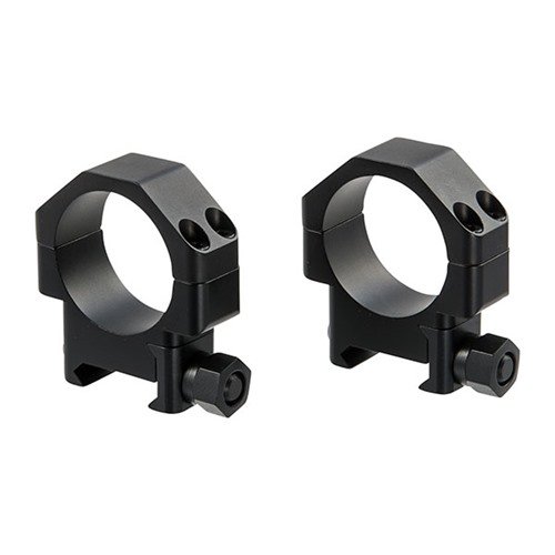Les anneaux TSR Picatinny en aluminium 30mm offrent une excellente tenue, un alignement précis et une installation facile sans rotation de la lunette.
