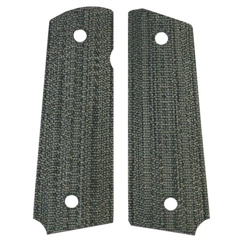Les grips GATOR-BACK en Micarta® offrent un look personnalisé, une prise en main confortable et antidérapante, disponibles en modèles standard et slim.