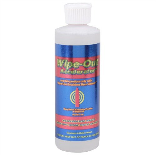 WIPE-OUT ACCELERATOR™ facilite le nettoyage rapide sans brosse, dissout les résidus métalliques et de carbone, et protège contre la corrosion.