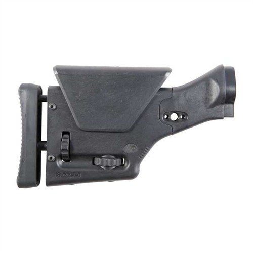Le H&K 91 PRS Stock Collapsible de MAGPUL offre un ajustement complet de la longueur de tir et de la hauteur de la crosse, idéal pour un tir précis et confortable.