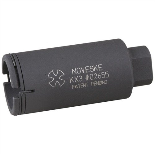 Le KX3 Flash Suppressor réduit le flash de bouche, protège les personnes à proximité et améliore le contrôle du recul pour des tirs rapides sur AR-15.