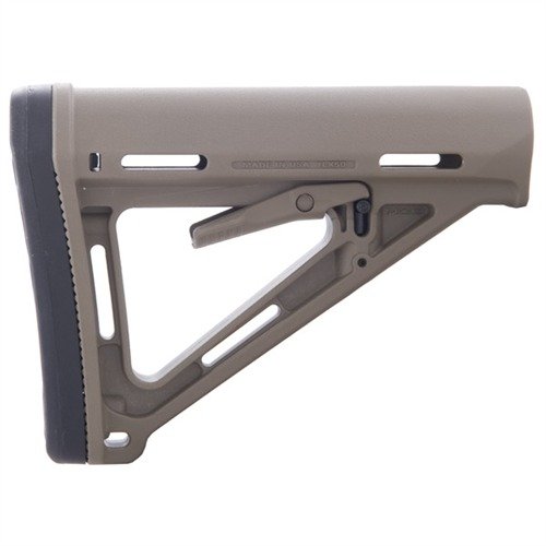 Le MOE Stock de Magpul est léger, durable et ergonomique, offrant un ajustement rapide, un confort accru et une conception robuste pour ton AR-15.