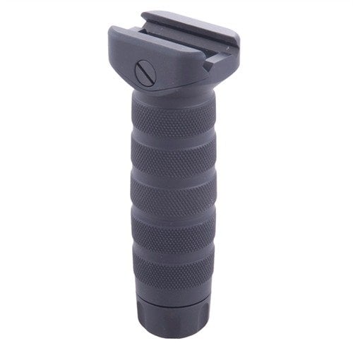 Le Picatinny Modular Combat Grip de TROY INDUSTRIES offre une prise confortable, s'adapte facilement entre configuration pleine longueur et stubby, et assure une installation solide.