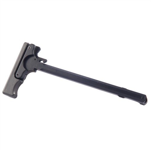 Le TAC-LATCH Charging Handle est ambidextre, facile à saisir et permet un chargement rapide et un dégagement de bourrage sans quitter la cible.