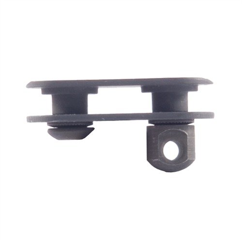 Le post renforcé M14/M1A offre un point d'attache sécurisé pour bipodes, avec des plaques en acier pour un maintien optimal durant le recul.