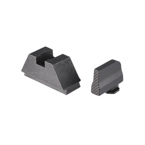 Les viseurs de hauteur Suppressor pour Glock offrent une image de visée claire, avec une construction en acier et un design anti-reflet, parfaits pour les configurations RMR.