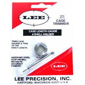 Le Case Length Gauge de LEE PRECISION est un outil précis et facile à utiliser pour couper à la bonne longueur et égaliser le collet des étuis .223 REM.