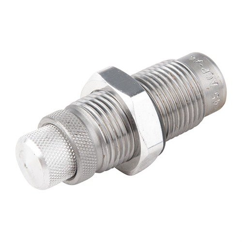 Avec les PISTOL CARBIDE FACTORY CRIMP DIES de LEE, tu obtiens un sertissage précis et rapide, sans lubrifiant, pour des munitions fiables et performantes en .45 ACP.