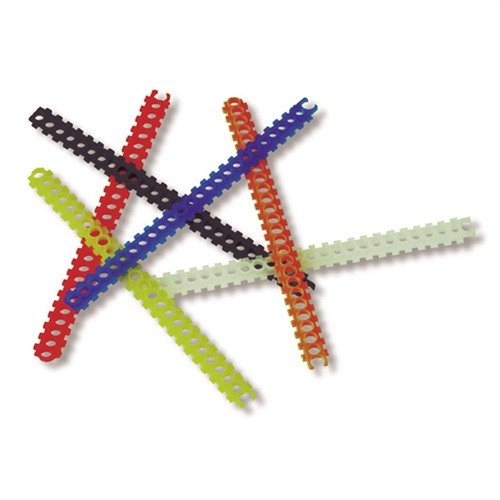 Les bandes de primers RCBS sont colorées pour une identification facile, chaque bande contient 25 primers et se charge avec le primer de ton choix.