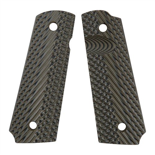 Les grips 1911 Operator II en G10 offrent durabilité, texture supérieure pour une prise en main parfaite et sont idéales pour toutes les conditions climatiques.