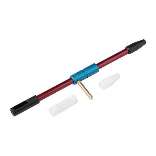 Le guide de canon ajustable protège ton arme des dommages causés par la tige de nettoyage et empêche le solvant de pénétrer dans le récepteur.