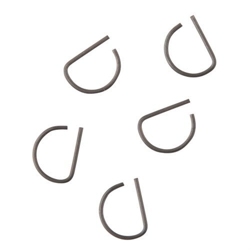 Le pack de 5 C-Clips TTI pour garde de détente est fabriqué en fil de chrome silicon traité pour une résistance maximale. Indispensable pour éviter de rendre ton shotgun inactif!