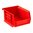 Bac empilable pour projectiles, petit, rouge