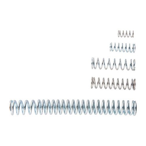 Le kit de ressorts Rossi '92 est facile à installer, avec un ressort principal réglable, des ressorts d'éjecteur variés et des instructions illustrées pour un ajustement précis.