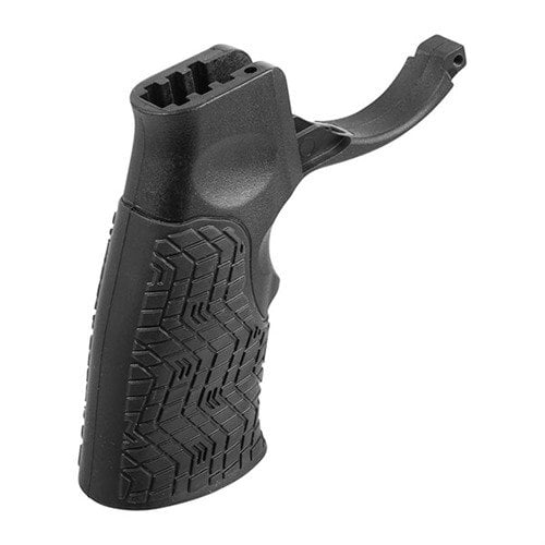 Le grip Daniel Defense offre une prise confortable grâce à son design ergonomique, un angle de grip 1911 et un garde-trigger intégré pour une installation simplifiée.